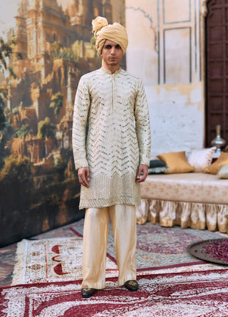 Ivory darpana kurta and pants