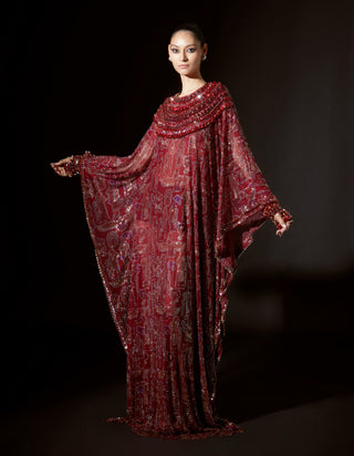 Kemet maroon kaftan