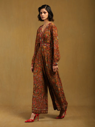 Brown sophie jumpsuit