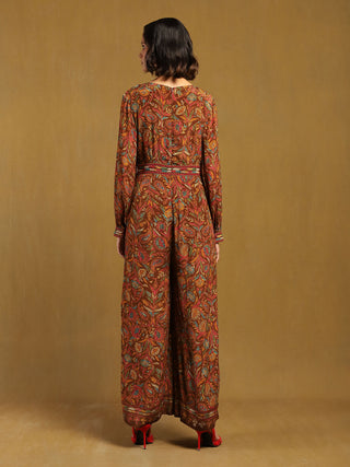 Brown sophie jumpsuit