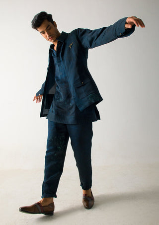 Jatin Malik-French Riviera Jacket And Pant Set-INDIASPOPUP.COM