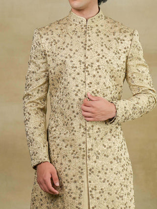 Jatin Malik-Sandune Sherwani Set-INDIASPOPUP.COM