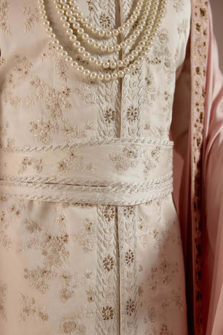 Jatin Malik-Gardenia Pink Sherwani Set-INDIASPOPUP.COM