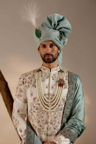 Jatin Malik-Opaline Ivory Sherwani Set-INDIASPOPUP.COM