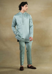Chateau grey short kurta and trousers
