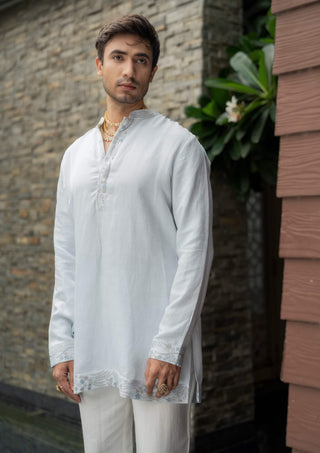 Arctic bloom kurta and trousers