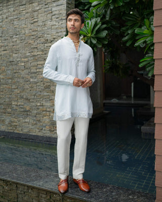 Arctic bloom kurta and trousers