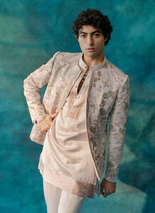 Springtime Short Jacket Set by Jatin Malik available on Indiaspopup.com