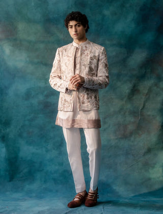 Springtime Short Jacket Set by Jatin Malik available on Indiaspopup.com