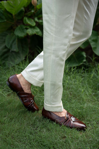 White Dahlia Kurta And Trousers by Jatin Malik available on Indiaspopup.com