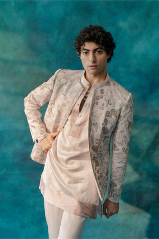 Springtime Kurta And Trousers by Jatin Malik available on Indiaspopup.com