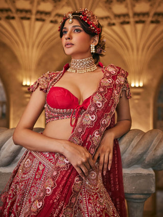 Swans of siam lehenga set