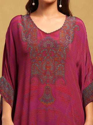 Pink aboriginal kaftan dress and camisole