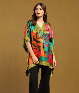 Multi minati kaftan kurta