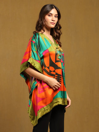 Multi minati kaftan kurta