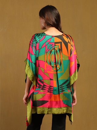 Multi minati kaftan kurta