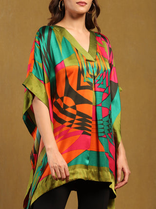 Multi minati kaftan kurta