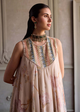 Simaya ivory sharara with kurta