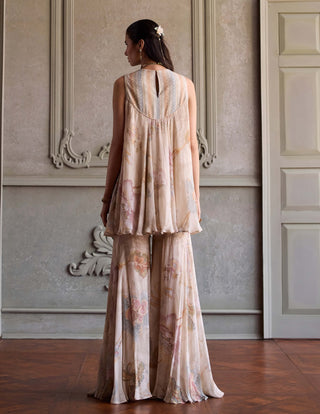 Simaya ivory sharara with kurta