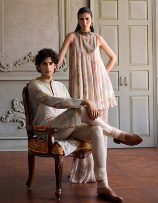 Simaya ivory sharara with kurta