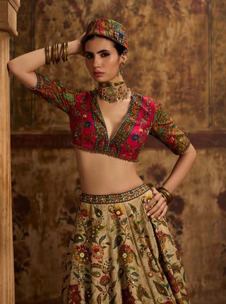 Riddhima ivory lehenga set