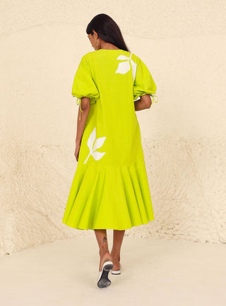 Kanelle-Eliana Solid Dress-INDIASPOPUP.COM