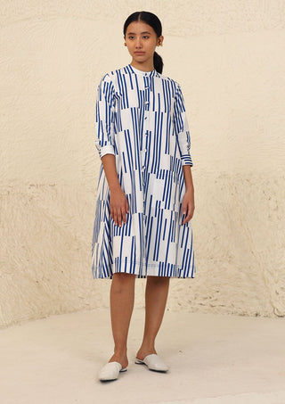 Kanelle-Hailey Print Dress-INDIASPOPUP.COM