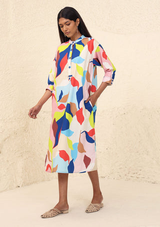 Kanelle-Wiona Print Dress-INDIASPOPUP.COM