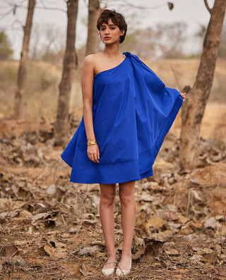 Kharakapas-Mojito Electric Blue Dress-INDIASPOPUP.COM