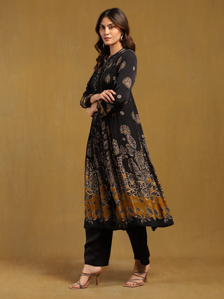 Black madhura kurta