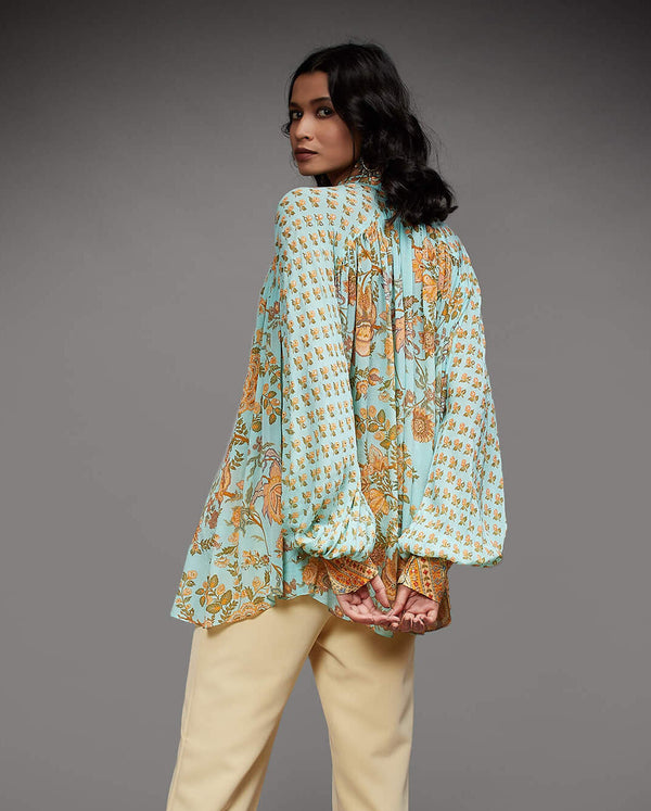 Aqua navina printed kurti