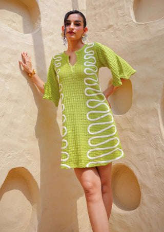 Lauren green dress