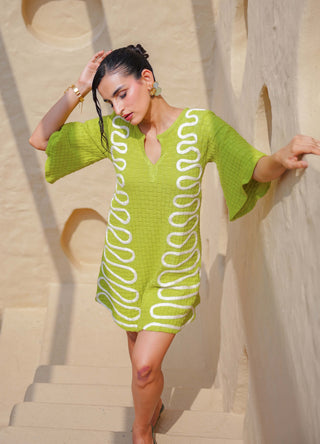 Lauren green dress