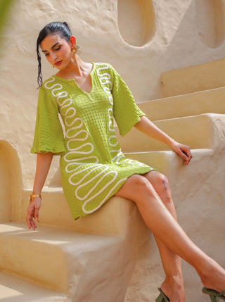 Lauren green dress