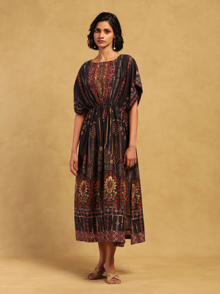 Black kiraj kaftan dress