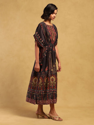 Black kiraj kaftan dress