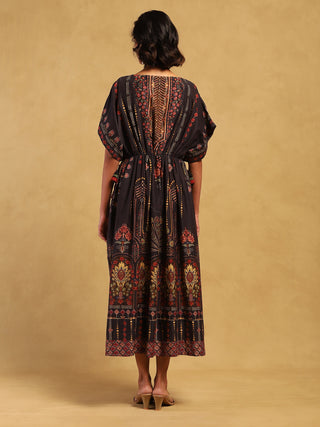 Black kiraj kaftan dress