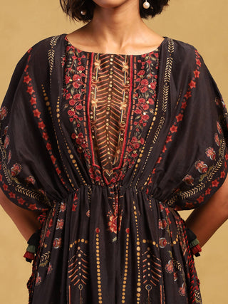 Black kiraj kaftan dress