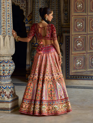 Nehmat pink lehenga set