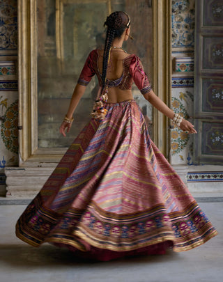 Mehkash pink lehenga set