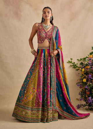 Ravika multicolor lehenga set