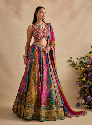Ravika multicolor lehenga set