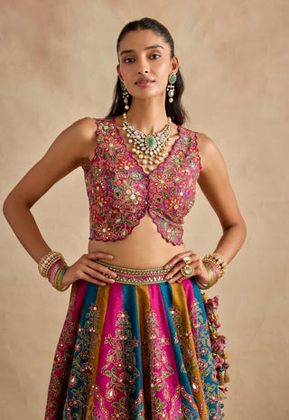 Ravika multicolor lehenga set