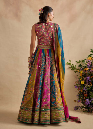 Ravika multicolor lehenga set