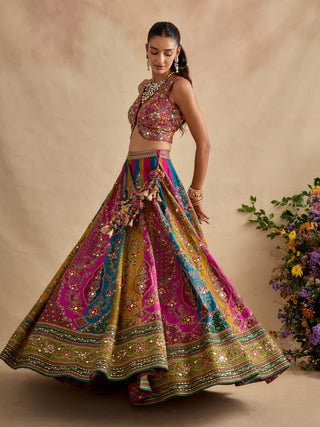 Ravika multicolor lehenga set