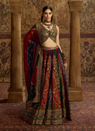 Ravika multicolor lehenga set