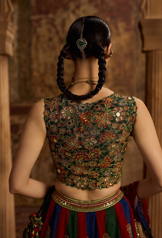 Ravika multicolor lehenga set