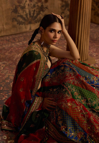 Ravika multicolor lehenga set