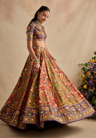Prisha multicolor lehenga set