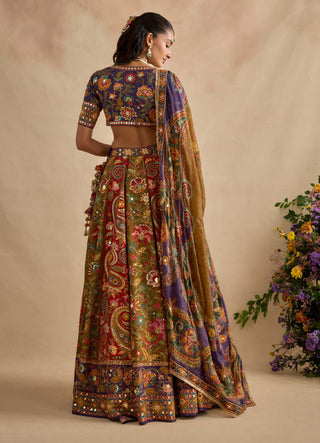 Prisha multicolor lehenga set